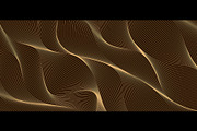 Swoosh golden stripe waves, a Decorative Illustration by Vector Tradition (Thumbnail 1 of 3)