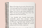 Ratatouille, a Handwritten Font by Sofia Skoog (Thumbnail 7 of 10)