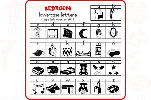 Bedroom Doodles - Dingbats Font