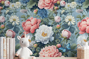 Gorgeous Peonies Floral Pattern 2, a Pattern Graphic by Olya Creative (Thumbnail 5 of 7)
