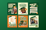 Fun Camp Vibes Instagram Post, a Social Media Template by Annora Studio (Thumbnail 2 of 6)