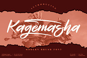 Kagemasha Brush LS, a Font by GranzCreative (Thumbnail 1 of 15)