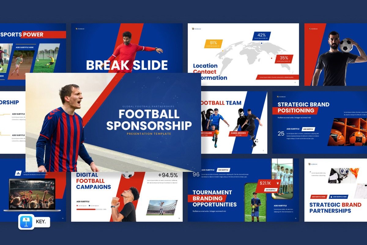 Football Sponsorship Keynote, a Presentation Template by Loin Studio (Photo 1 of 4)