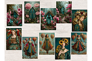 DARK ACADEMIA EPHEMERA KIT, a Person Illustration by Daring Digies (Thumbnail 3 of 9)