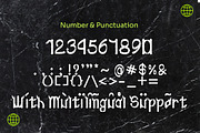 Metaliva - Vintage Blackletter Font, a Blackletter Font by Dhabee (Thumbnail 7 of 11)