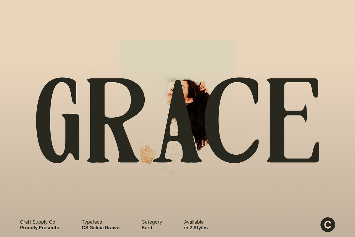 CS Galcia Drawn, a Serif Font by Craft Supply Co. (Photo 5 of 8)