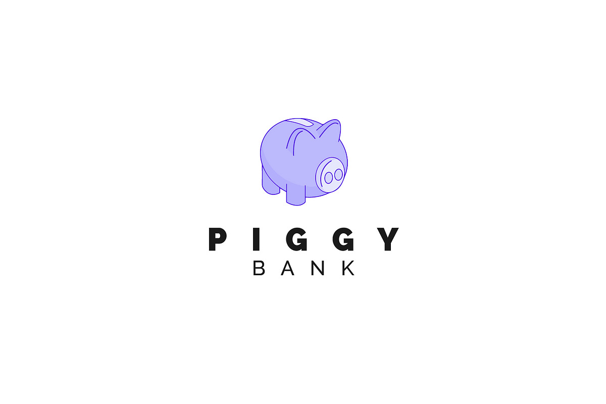 piggy bank icon Logo Design vector, a Branding & Logo Template by OmerStudio