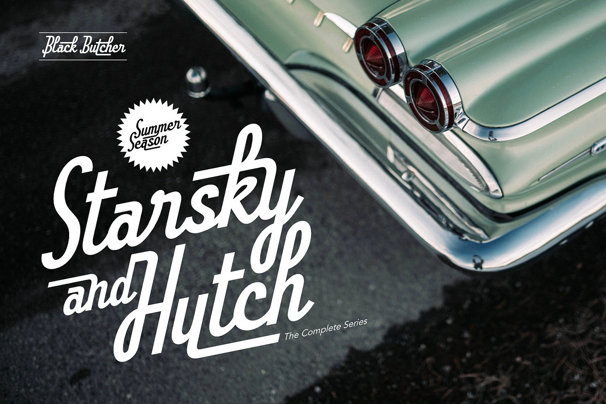 Black Butcher - Oldtype Series, a Script Font by ikiiko (Photo 4 of 8)