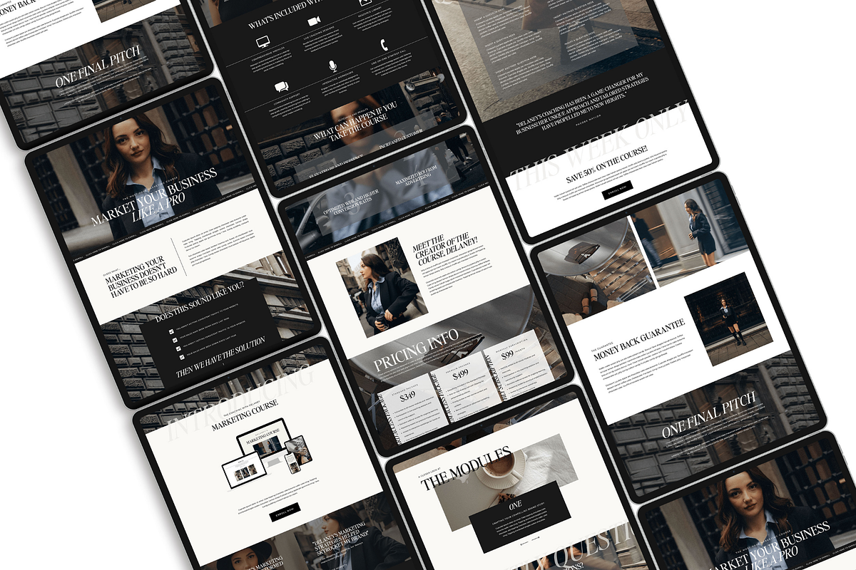 Showit Sales Page Template, a Landing Page Template by Blush Created (Photo 5 of 18)