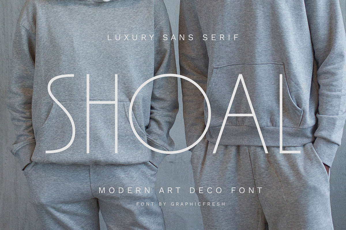 Shoal - Modern Art Deco Font, a Sans Serif Font by Graphicfresh (Photo 1 of 10)