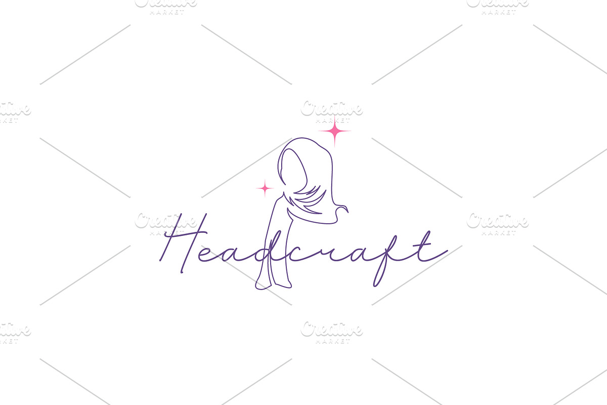 Hijab logo vector icon illustration, a Branding & Logo Template by Dyn Studio