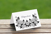 Frame of contour roses, a Decorative Illustration by blackmoon9 (Thumbnail 3 of 3)
