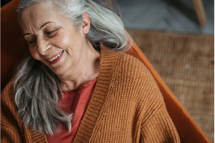 High angle view of happy senior, a Person Photo by HalfPoint