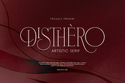Disthero - Artistic Light Serif, a Serif Font by Bale Type (Thumbnail 1 of 10)