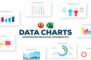 Excel Charts PowerPoint Infographic