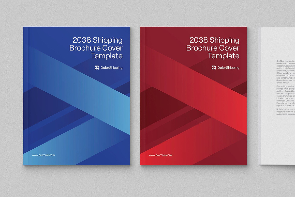 Brochure & Report Cover Template, a Brochure Template by BrandPacks (Photo 2 of 6)