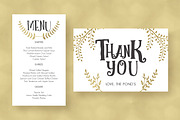 Gold Wedding Invitation Suite, an Invitation Template by Knotted Design (Thumbnail 5 of 5)