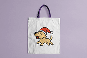 Cute Christmas Pets Illustration, an Animal Illustration by Vectorium Studio (Thumbnail 2 of 4)