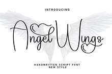 Angel Wings | Script Font