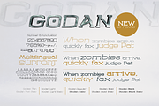 Godan - Slab Serif Font Family, a Slab Serif Font by Afkari Studio (Thumbnail 2 of 12)