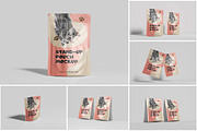 Stand-Up Pouch Mockup, a Packaging Mockup by Indah (Thumbnail 1 of 6)