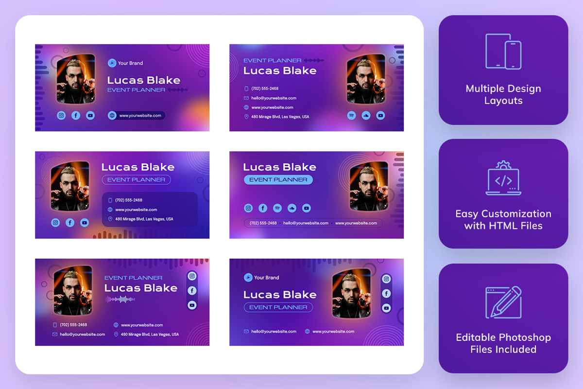 Email Signature - Music Events, an Email Template by Brandify Studio (Photo 2 of 3)