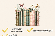REGENCY BOOK BORDERS CLIPART, a Decorative Illustration by Daring Digies (Thumbnail 6 of 9)
