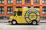 Food Truck Vinyl Wrap Mockup, an Advertising Mockup by SUH-NY (Thumbnail 12 of 17)