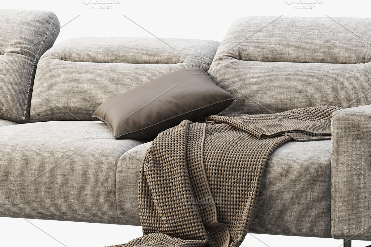 BoConcept Hampton 3-seater sofa, a Furniture 3D Model by 3dmitruk (Photo 5 of 11)