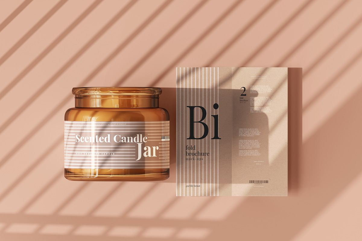 Amber Glass Candle Mockup Bundle, a Packaging Mockup by pmvch (Photo 104 of 135)