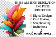 Whimsical Summer Tropical Leaf Clipa, an Illustration by Daily.Designs (Thumbnail 2 of 7)