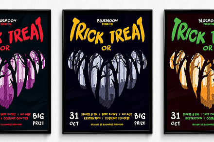 Trick or Treat Halloween Poster