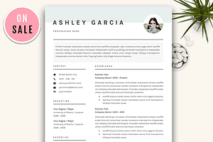Resume CV Template for Word