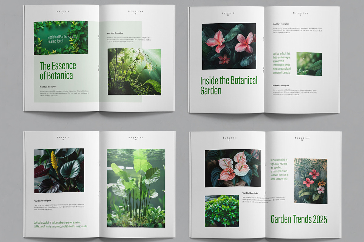 Botanical Magazine Design, a Magazine Template by ContestDesign (Photo 3 of 3)