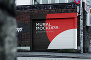Street mural mockup bundle outdoor, an Advertising Mockup by FoundImages (Thumbnail 25 of 42)