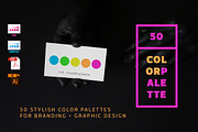 50 Color Palettes for Branding, a Palette Add-On by Pulpixel Design (Thumbnail 1 of 6)