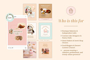 Boutique Bakery Instagram Templates, a Social Media Template by Hell Yeah Designs (Thumbnail 2 of 12)