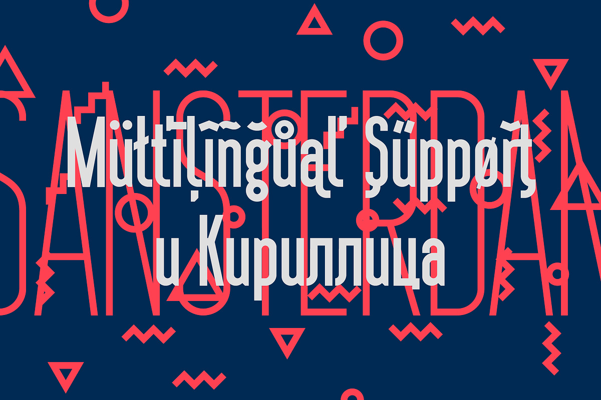 Sansterdam 4 fonts pack, a Sans Serif Font by NREY (Photo 3 of 7)