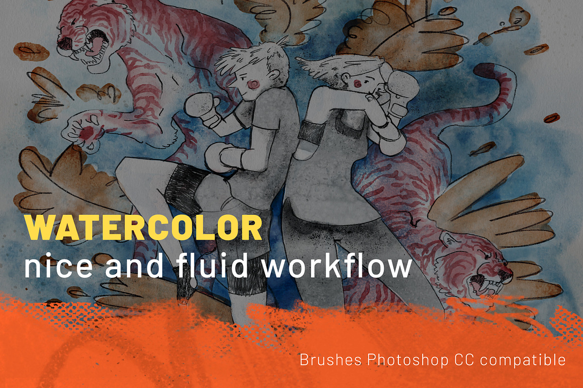 Master Collection Photoshop Brushes, a Brush Add-On by DaniMad Brushes (Photo 4 of 14)