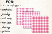 Light Pink and White Plaid Backgroun, a Pattern Graphic by Libby Wishes (Thumbnail 5 of 5)