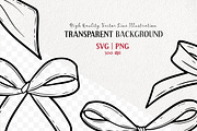 Bow Vector Line Art Set, an Illustration by MadliArt (Thumbnail 2 of 4)