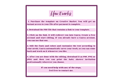 Baby Shower Invitation Template, an Invitation Template by SimoDigitalArt (Thumbnail 9 of 10)
