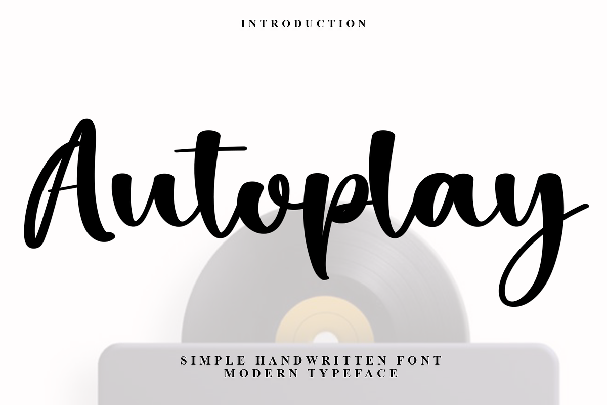 Autoplay, a Handwritten Font by FreshTypeINK (Photo 1 of 7)