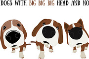Dog with big head and nose, an Animal Illustration by Orangepencil (Thumbnail 1 of 7)
