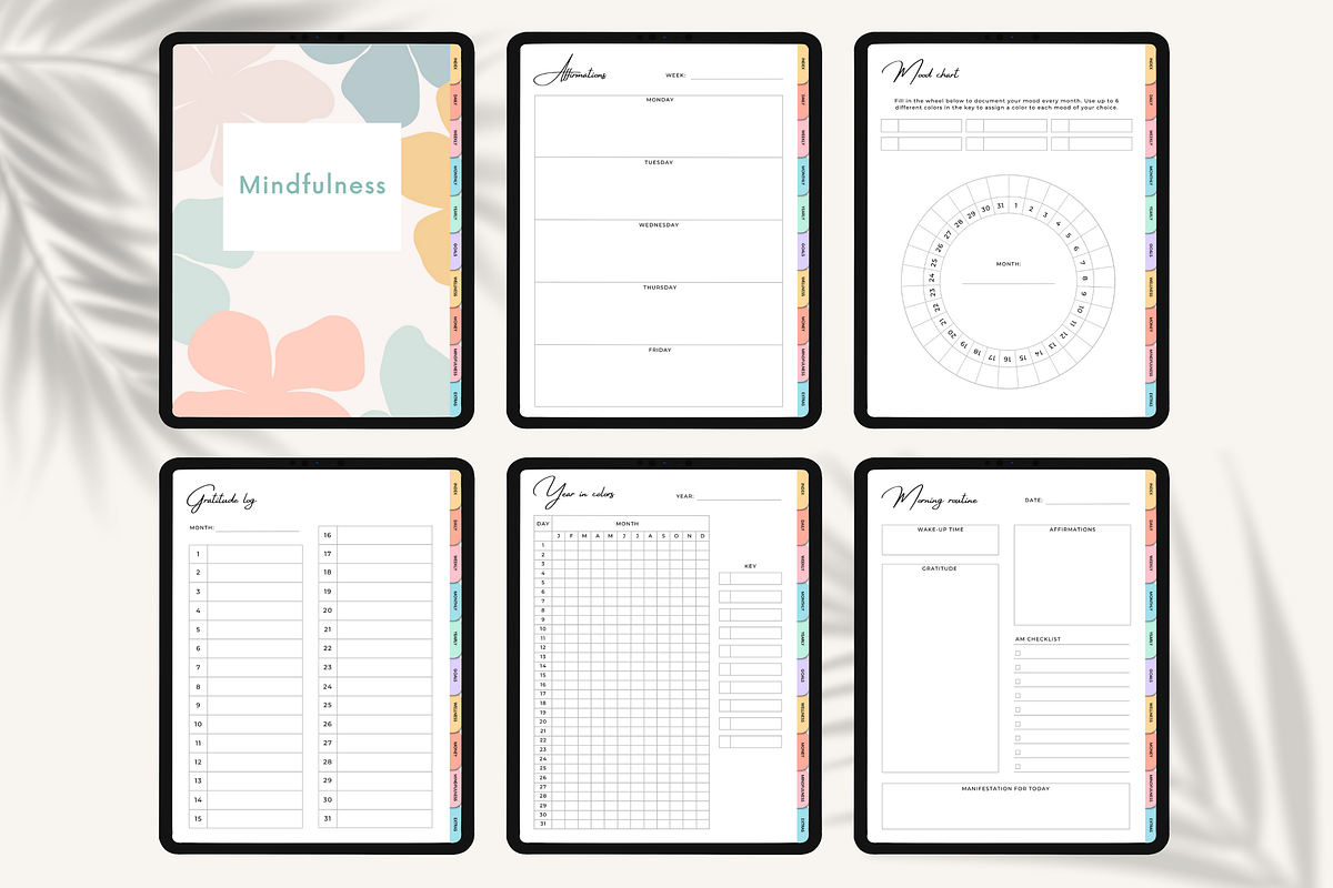 Rainbow Digital Planner for Goodnotes preview 7