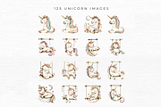 Cute Unicorn Clipart,, an Object Graphic by EllyandLima (Thumbnail 8 of 11)
