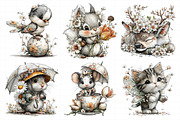 Whimsical Spring Animal Clipart, an Illustration by Daily.Designs (Thumbnail 5 of 7)