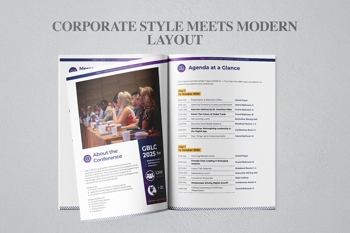 Business Conference Program Book preview 7