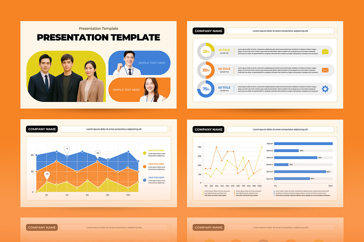 Business Plan PowerPoint Template, a Presentation Template by CreativeUP (Photo 5 of 6)