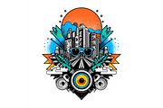 Prompt Retro Technology Sublimation, a Decorative Illustration by Creative design (Thumbnail 4 of 7)